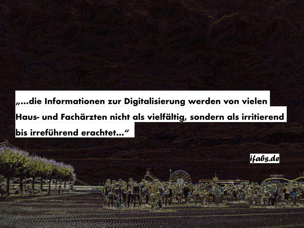 Digitalisierung der Arztpraxis: Die Berichterstattung aus der Perspektive von Haus- und Fachärzten