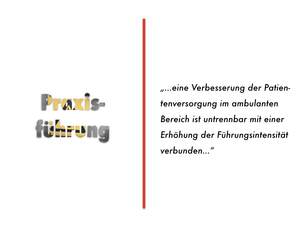 Gesundheitswesen: Das ambulante Führungs-Vakuum